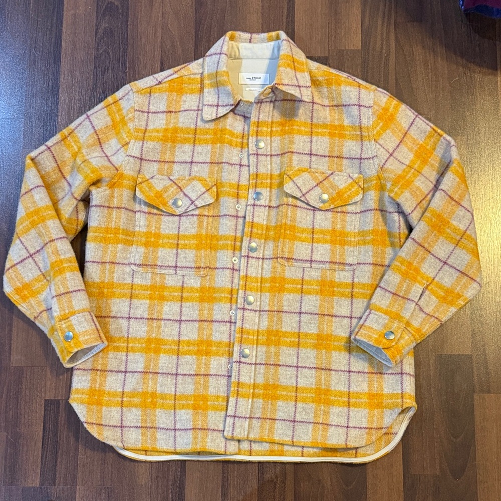 Isabel Marant Plaid Button-Up Jacket